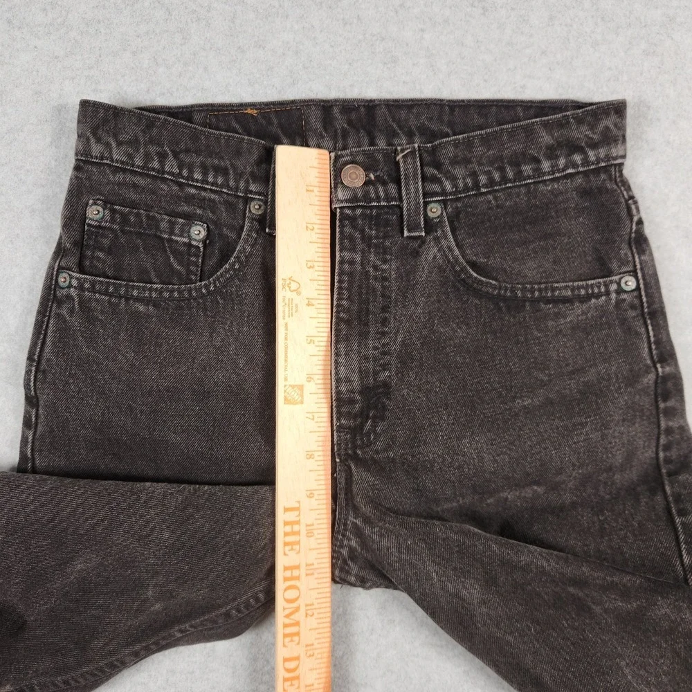 Vintage Levis 505 Jeans 31x34 (Actual 29x34) Black Straight Leg 90s Made In USA